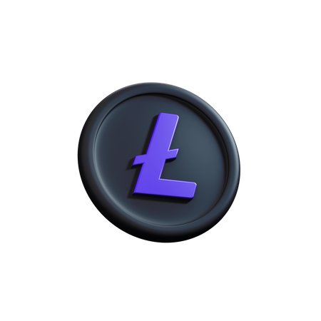 Litecoin LTC 3D